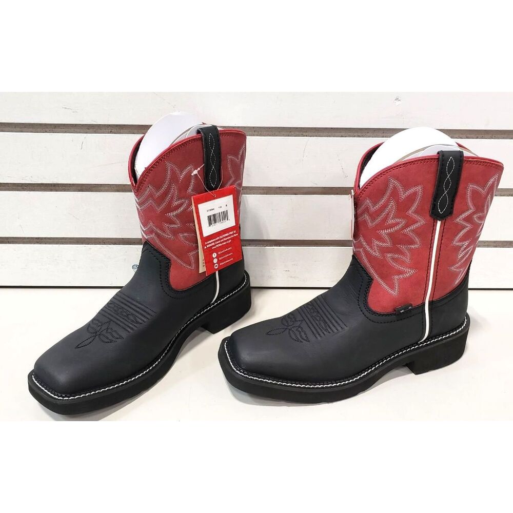 Justin Leather Western Boots Women's Size 11B NWT Style GY9544